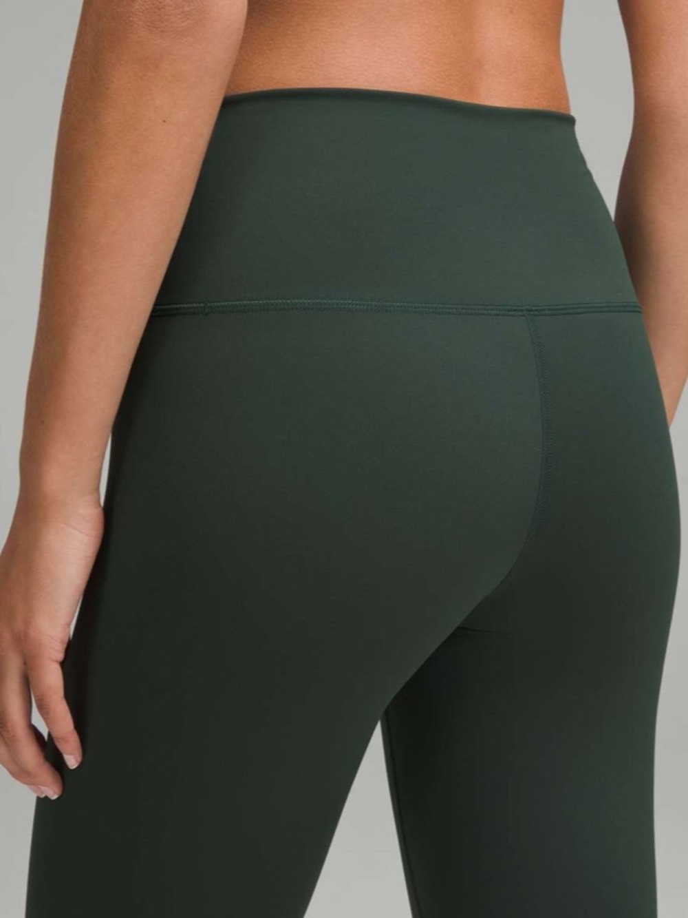 Lululemon wunder train leggings in legacy green, 25”